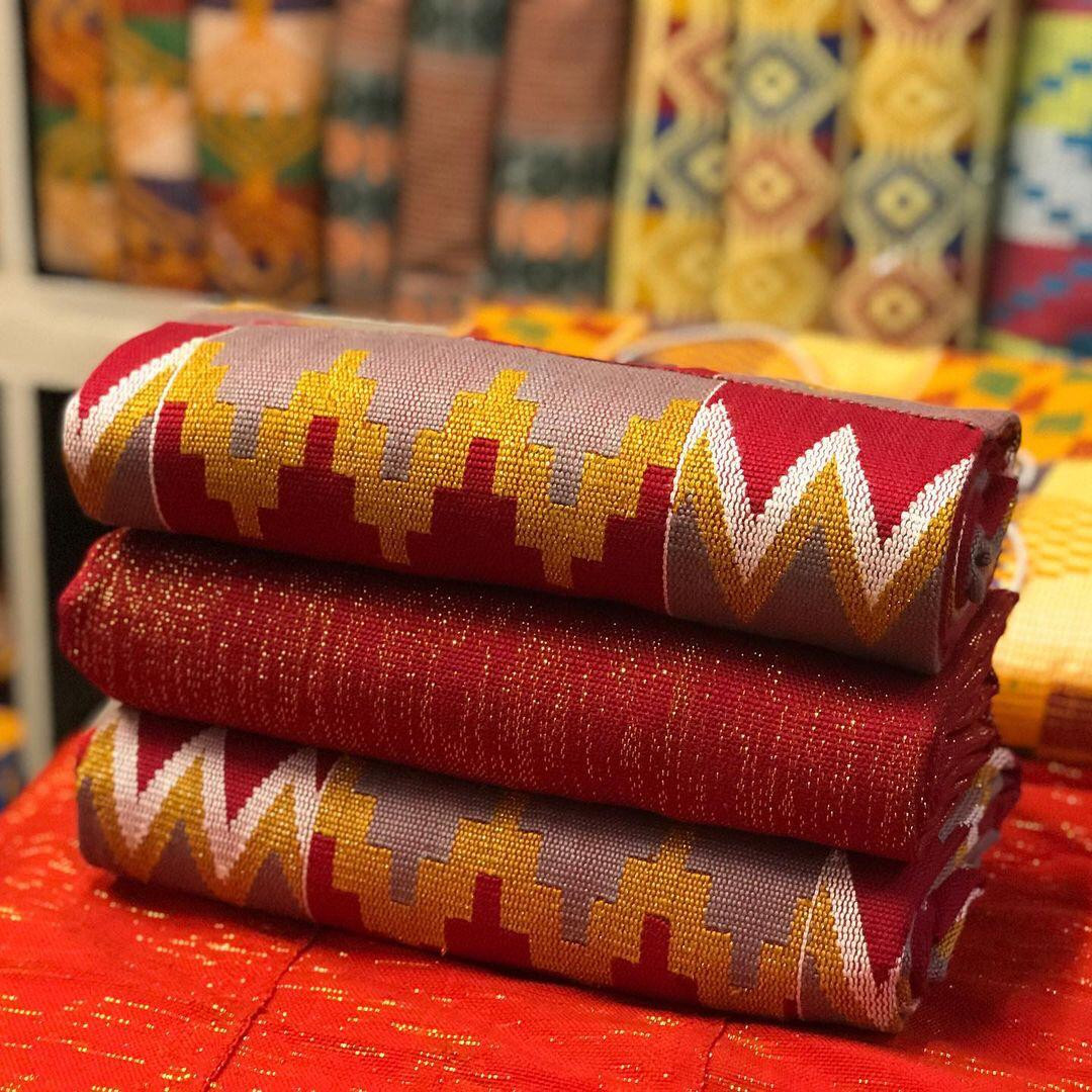 Women - Handwoven kente cloth